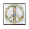 Choose Peace Art Print – Grey Wood