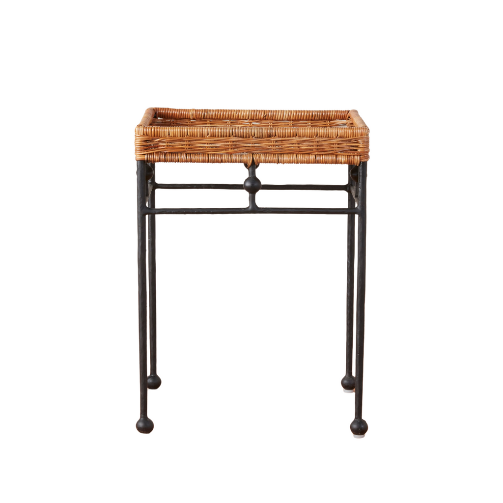 Lacoste Indoor/Outdoor Wicker Side Table