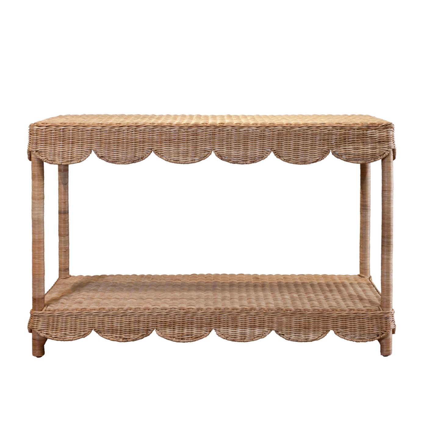 Isla Scalloped Console Table