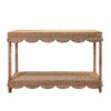 Isla Scalloped Console Table