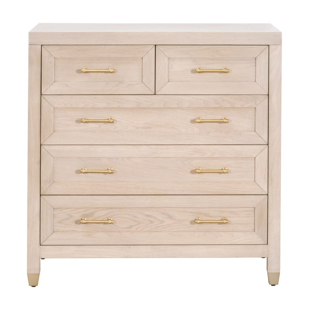 Stella High Chest - Light Honey Oak