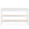 Caanan Console Table - White
