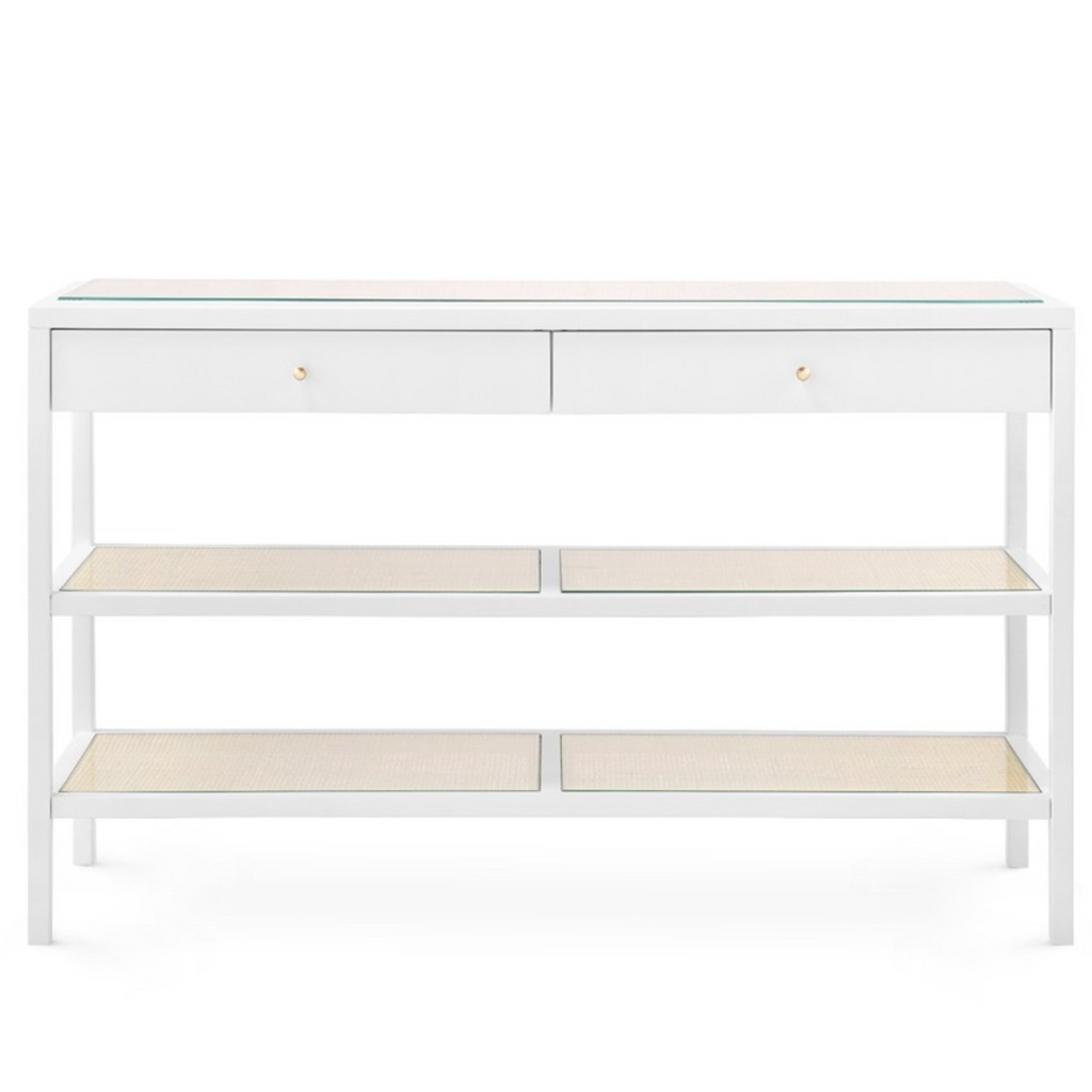Caanan Console Table - White
