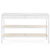 Caanan Console Table - White