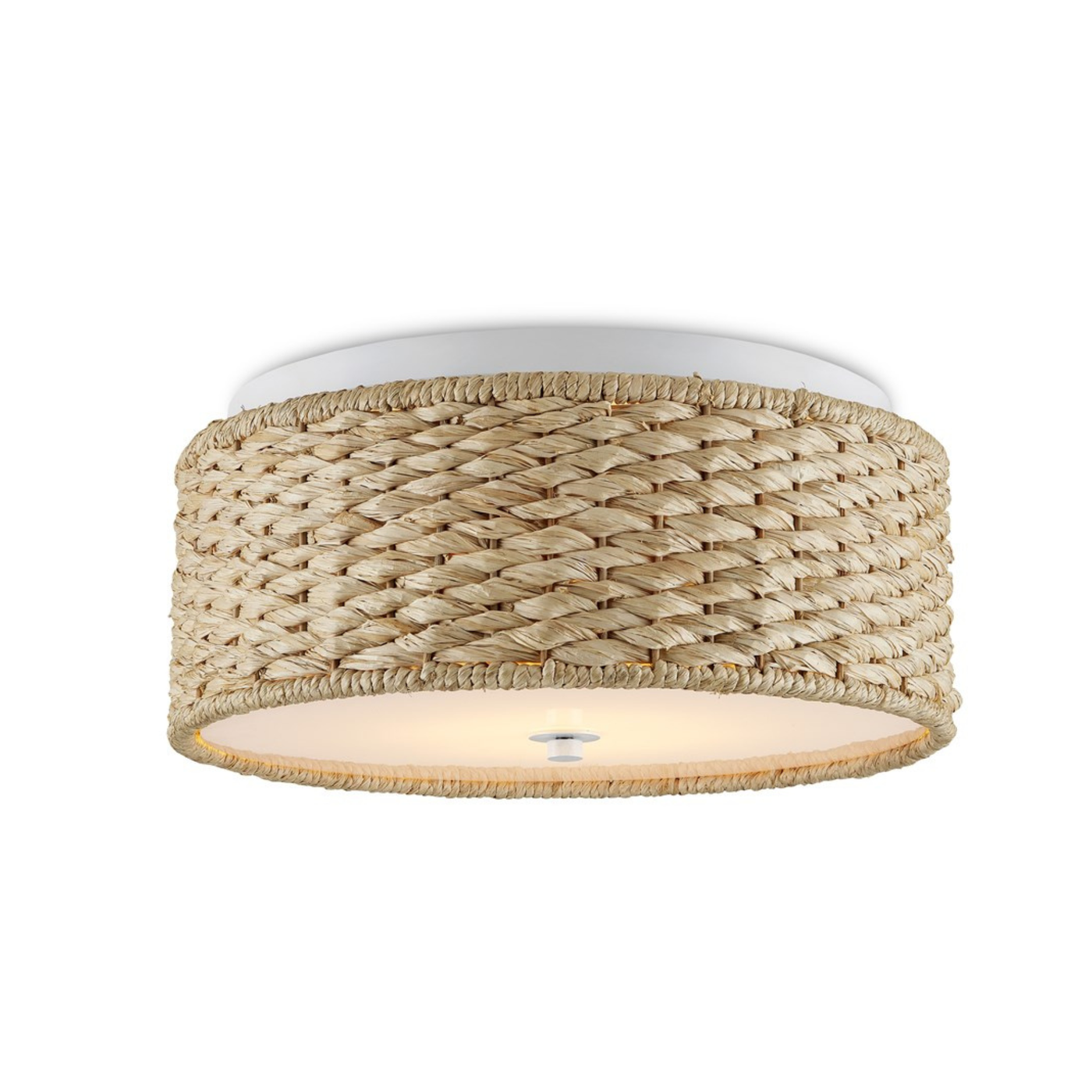Colchester Raffia Flush Mount