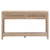 Brielle Cane Entry Console Table