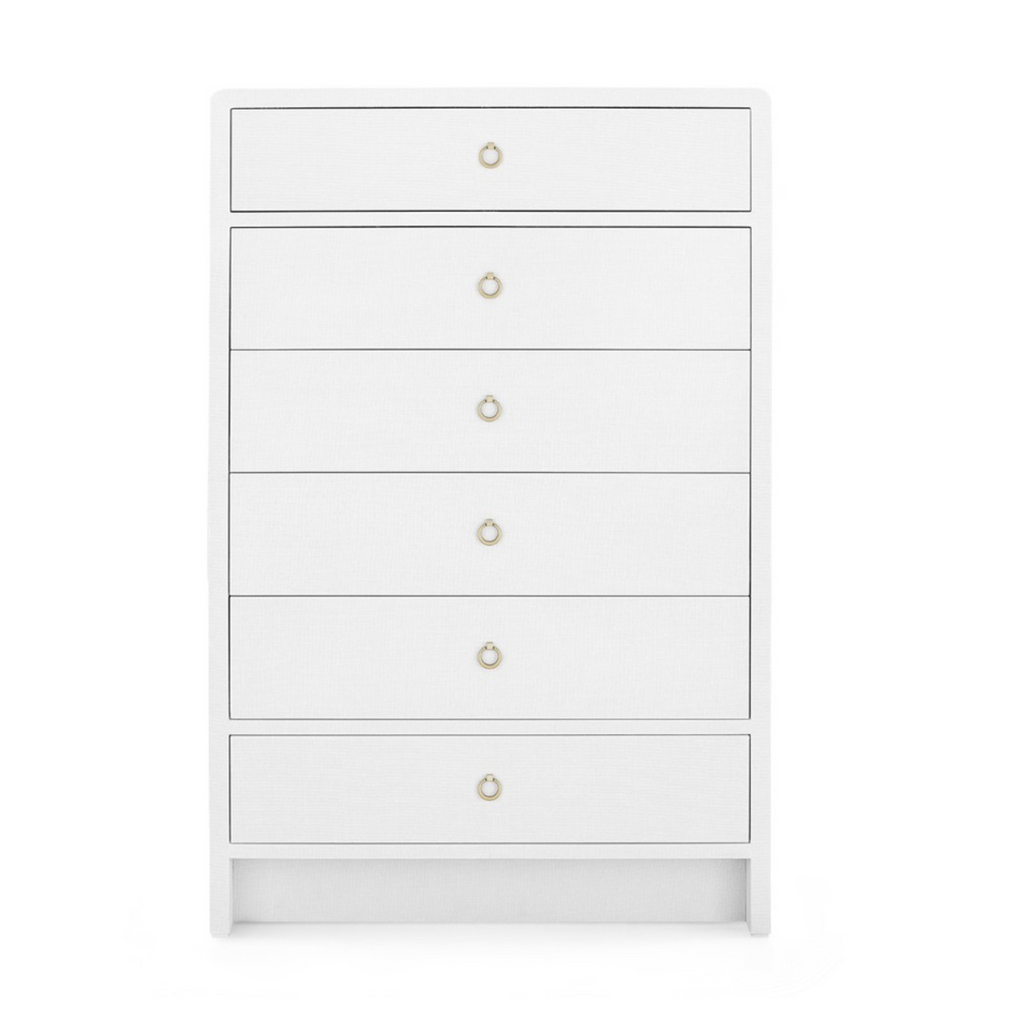 Bryant Tall Chest - White