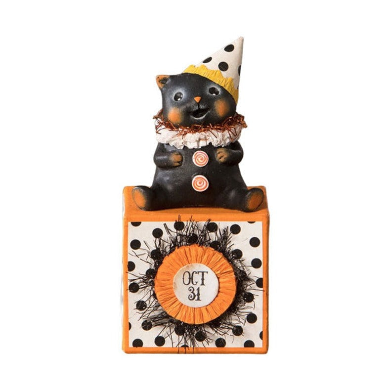 Party Hat Kitty on Block