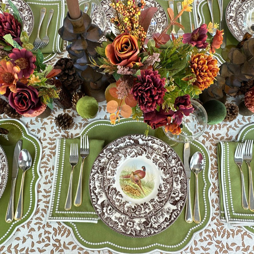 Woodland Leaves Tablecloth - Autumn