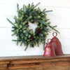 Blue Spruce Wreath with LED Lights, Large 32"