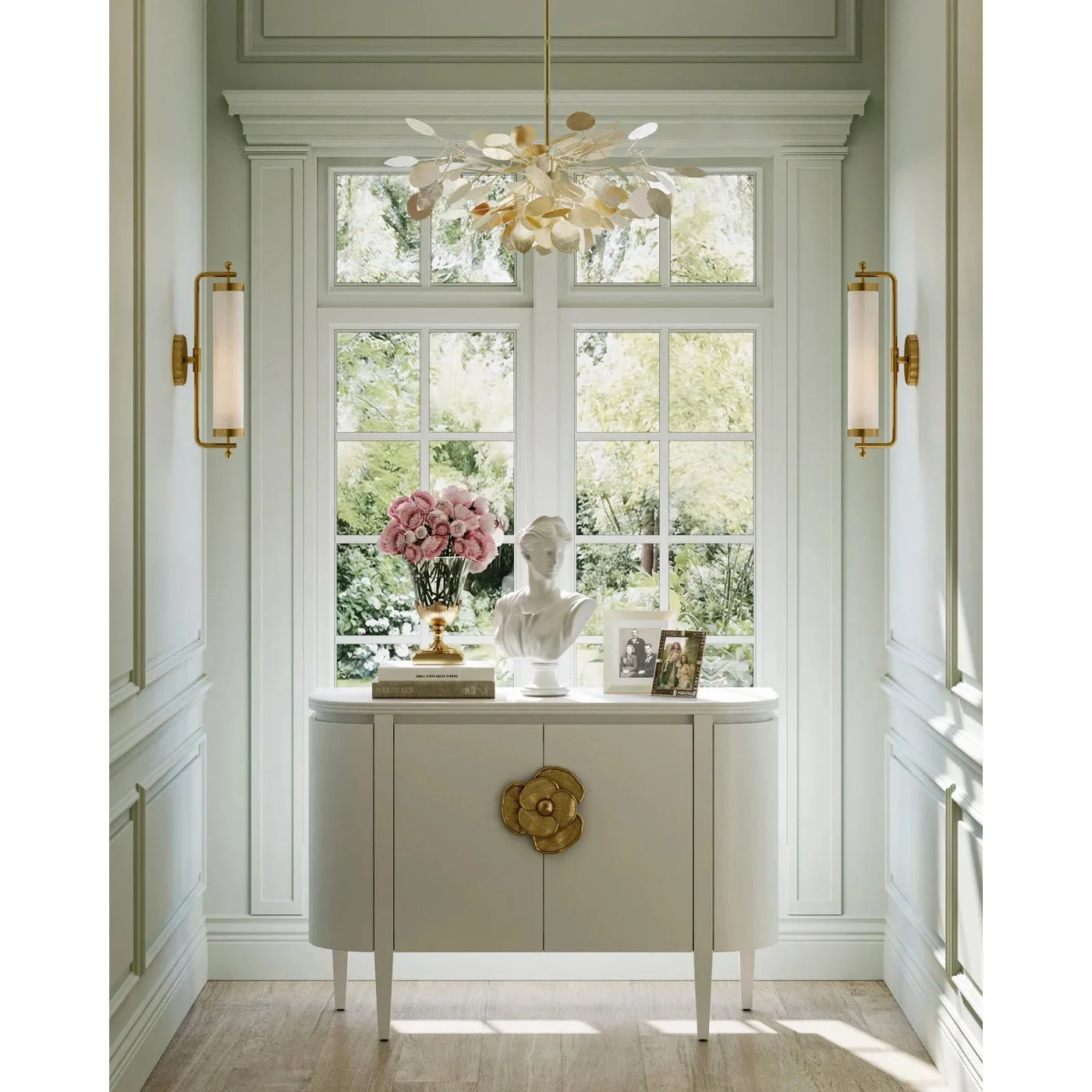 Marlowe Demi-Lune Cabinet