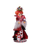 17.5"HOLLYWOOD QUEEN OF HEART NUTCRACKER
