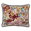 Arizona State University Collegiate Hand-Embroidered Pillow