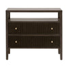 Highland Nightstand - Brushed Black Acacia
