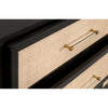 Holland Double Dresser - Brushed Black Acacia