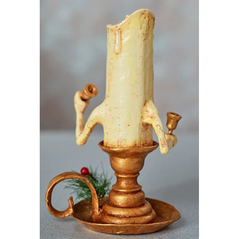 Bell Ringing Bob Whimsical Christmas Candle by Jorge de Rojas