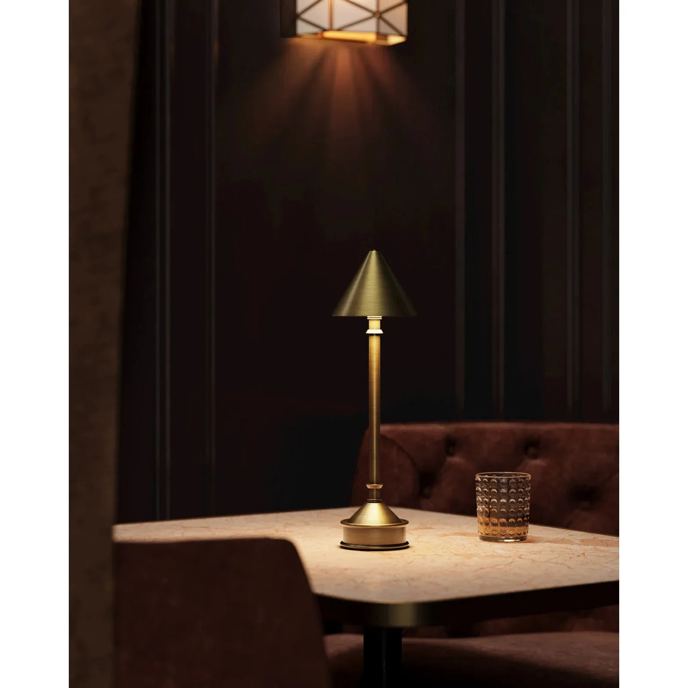 Traipse Brass Cordless Table Lamp