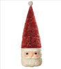 Bottle Brush Santa Red Figure