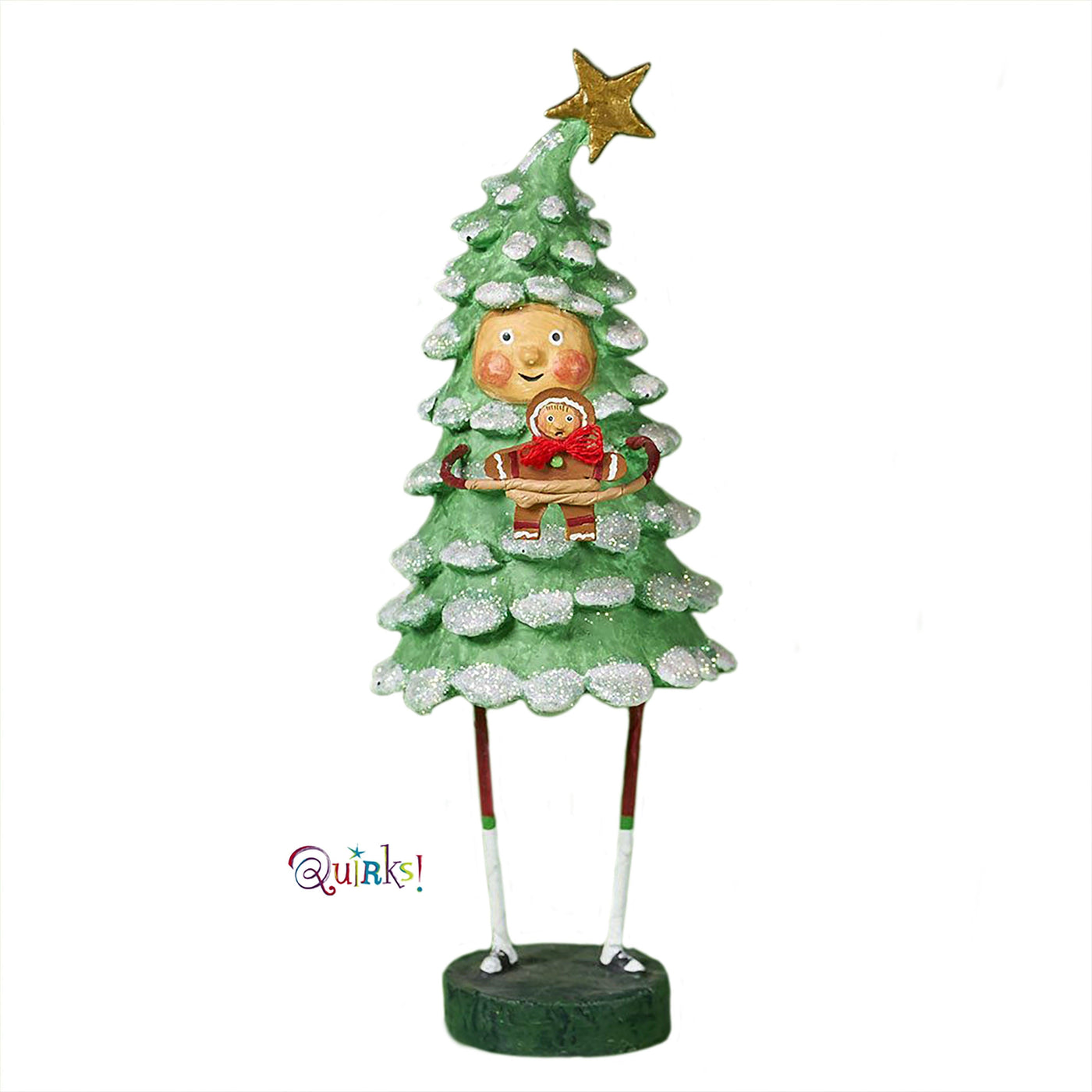 UNBOXED Bruce Spruce Figurine by Lori Mitchell