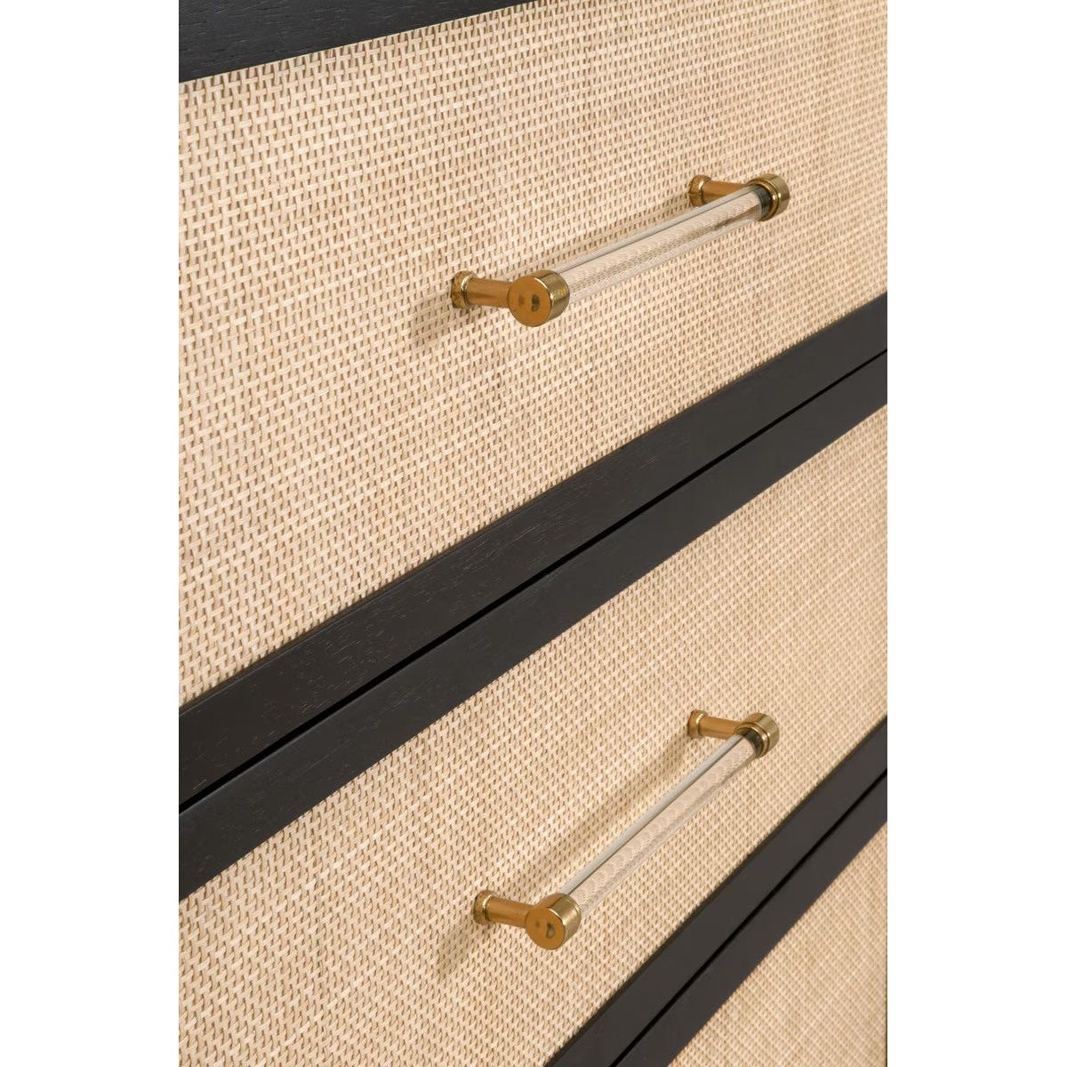 Holland Double Dresser - Brushed Black Acacia