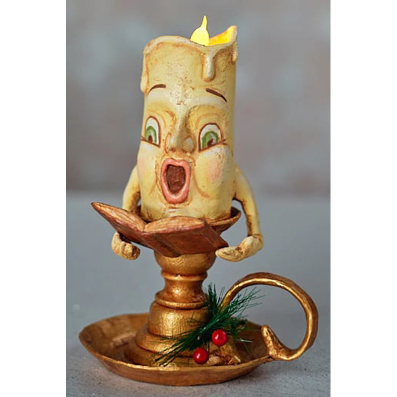 Caroling Chloe© Whimsical Christmas Candle by Jorge de Rojas