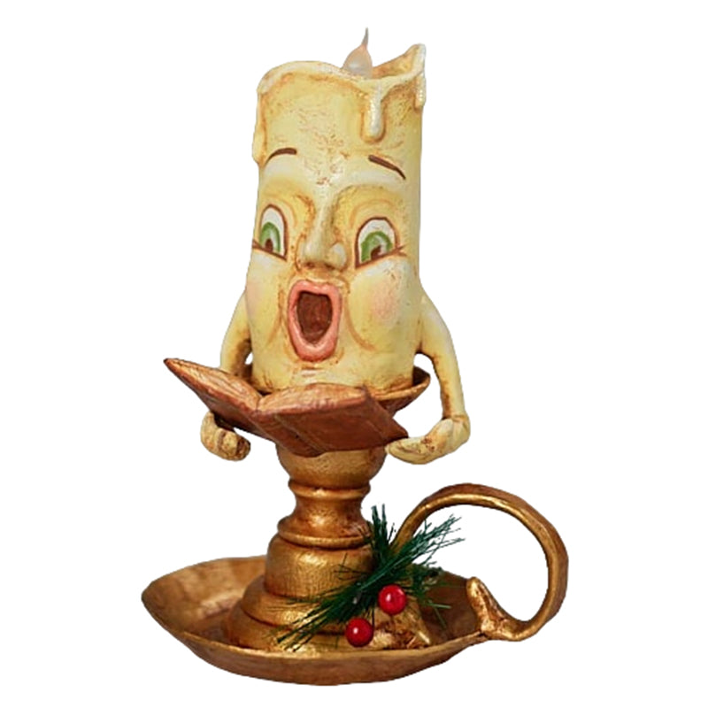 Caroling Chloe© Whimsical Christmas Candle by Jorge de Rojas