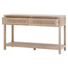 Brielle Cane Entry Console Table