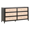 Holland Double Dresser - Brushed Black Acacia