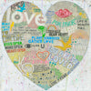 Choose Love Heart Art Print – Gallery Wrapped