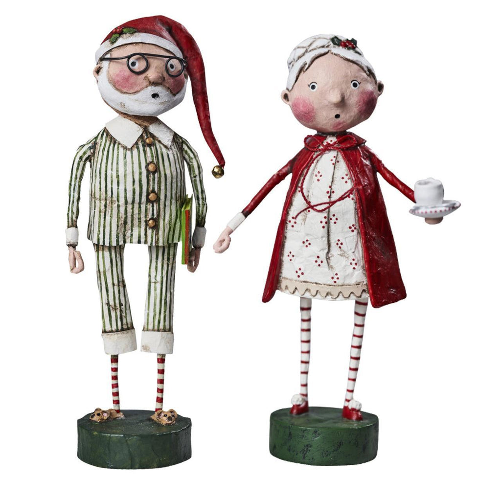 Cozy Claus Couple Set of 2