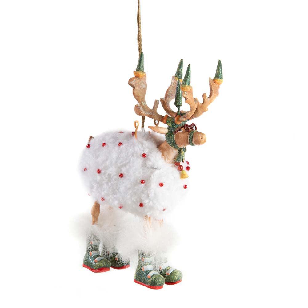 Dash Away Blitzen Reindeer Ornament by Patience Brewster