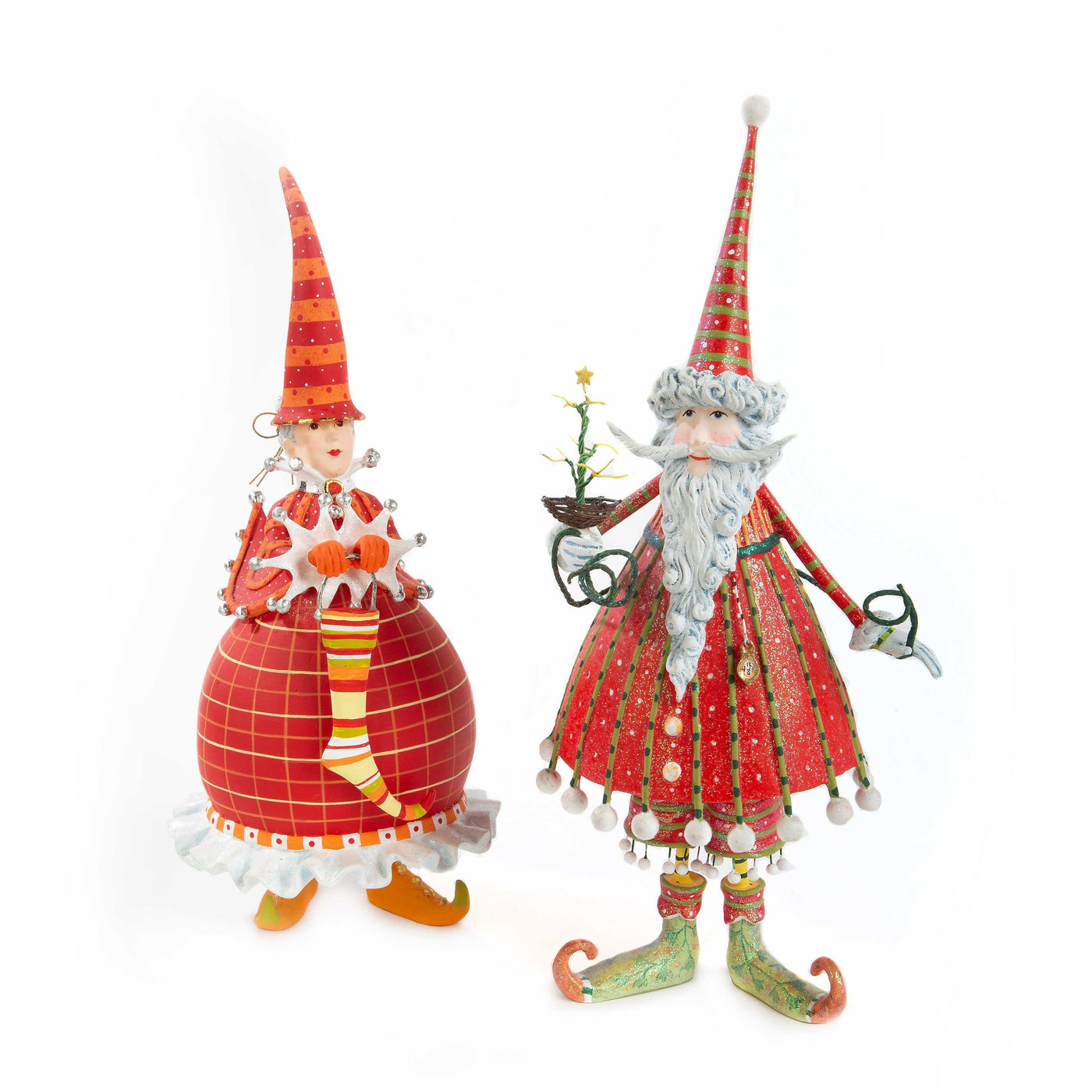 Dash Away Dashing Santa Figure