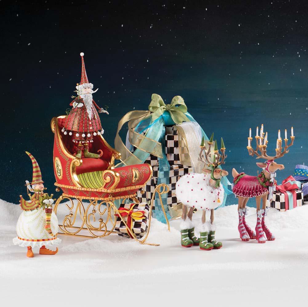 Dash Away Mrs. Santa Figure