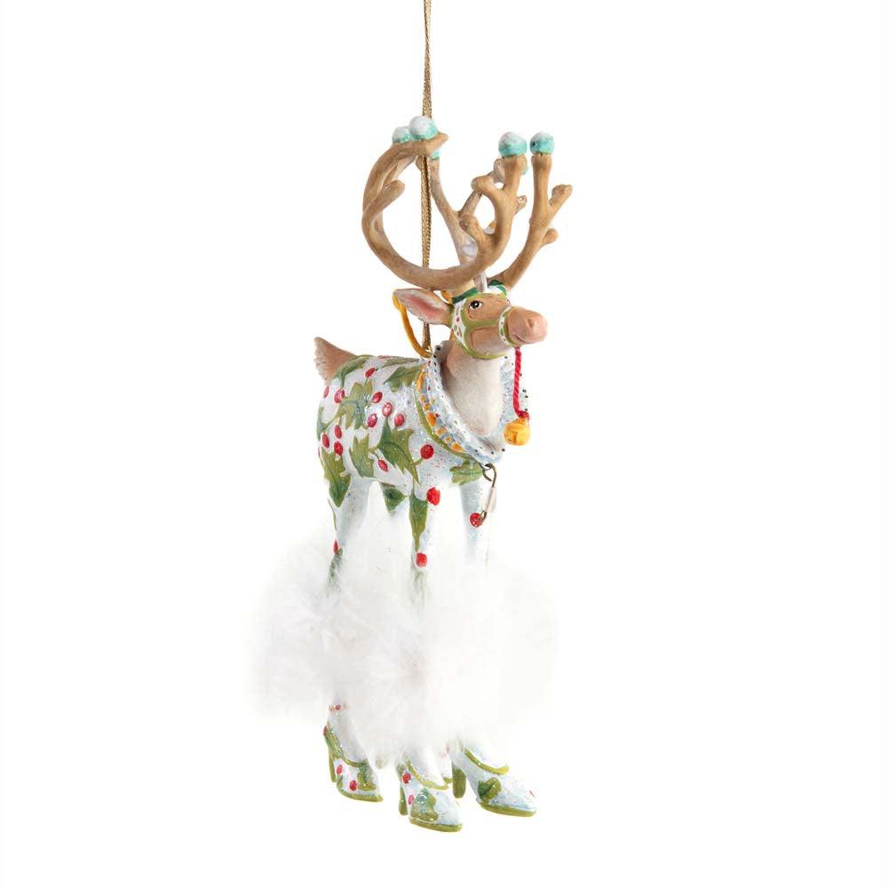 Dash Away Vixen Reindeer Ornament by Patience Brewster