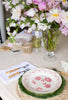 Madeira Dinner Plate – Flowers & Vines (Pink & White)