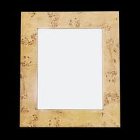 Chloe Mirror – Natural Burl Wood Frame