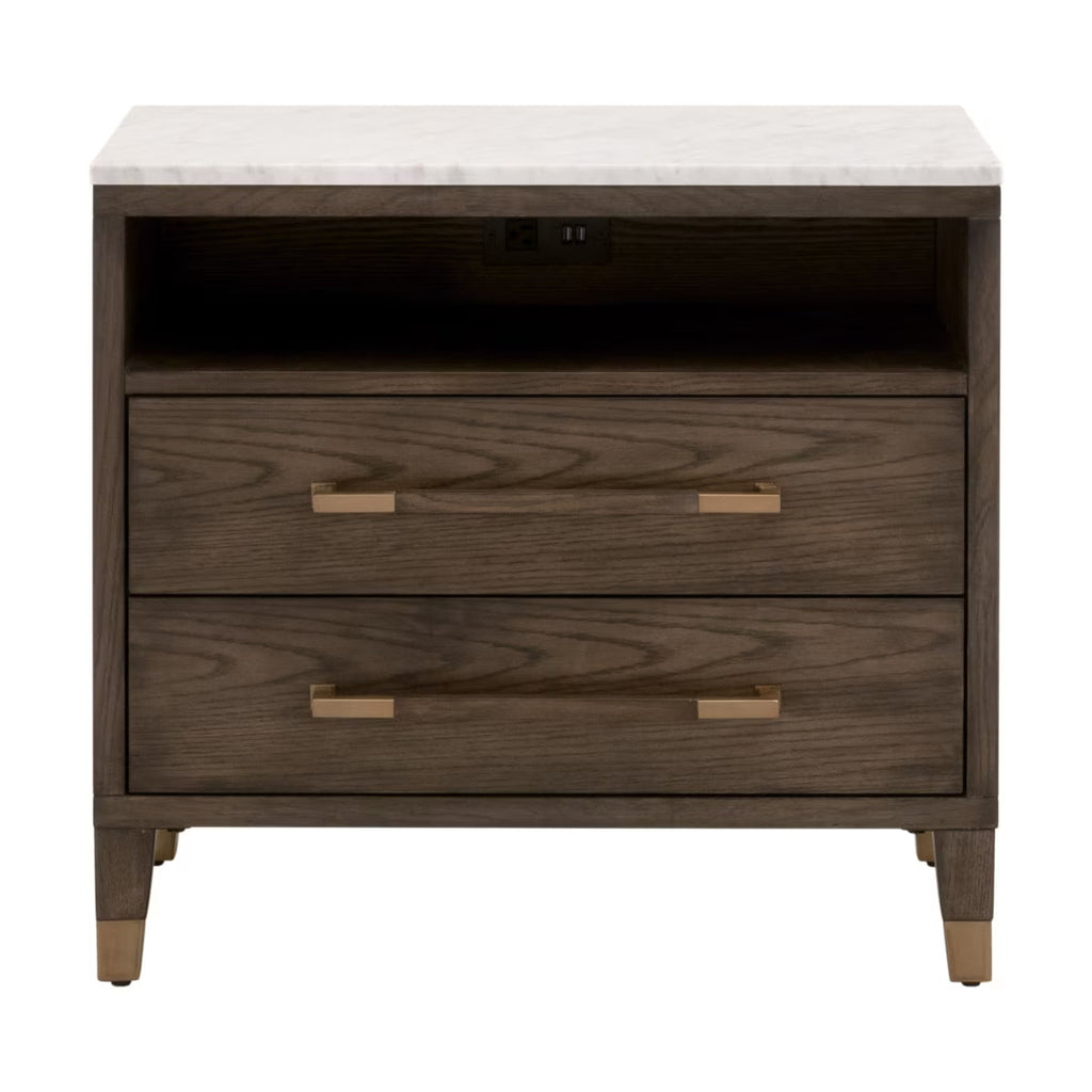 Cambria Nightstand - Dutch Brown Oak
