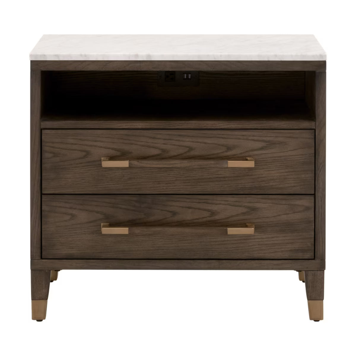 Cambria Nightstand - Dutch Brown Oak