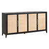 Holland Media Sideboard - Brushed Black Acacia