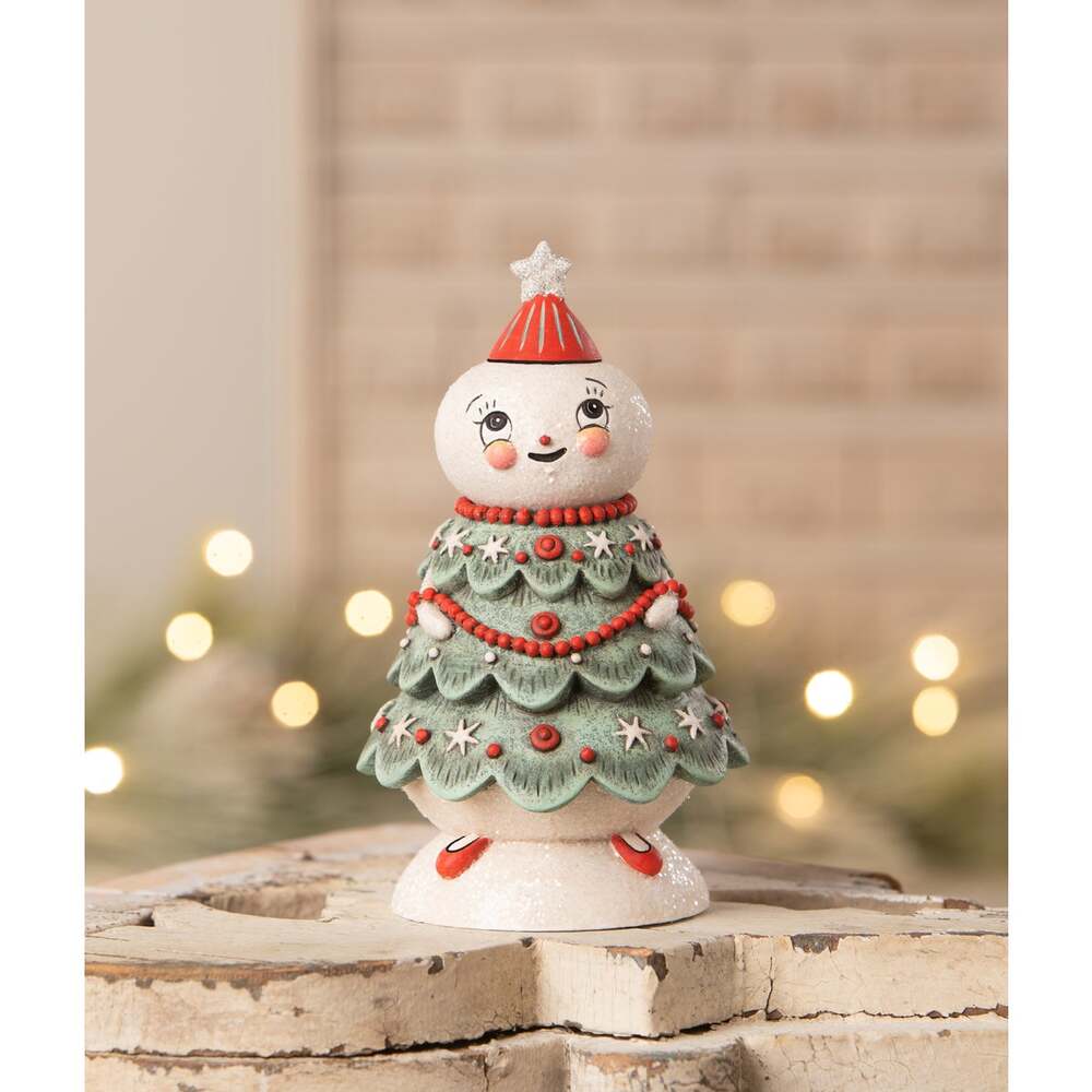 Frosty Treena Jolly Jar by Johanna Parker for Bethany Lowe Designs
