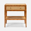 Walker Cane Nightstand in cane and woven - traditional nightstand