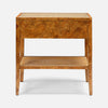 Walker Cane Nightstand in cane and woven - traditional nightstand - styled in room
