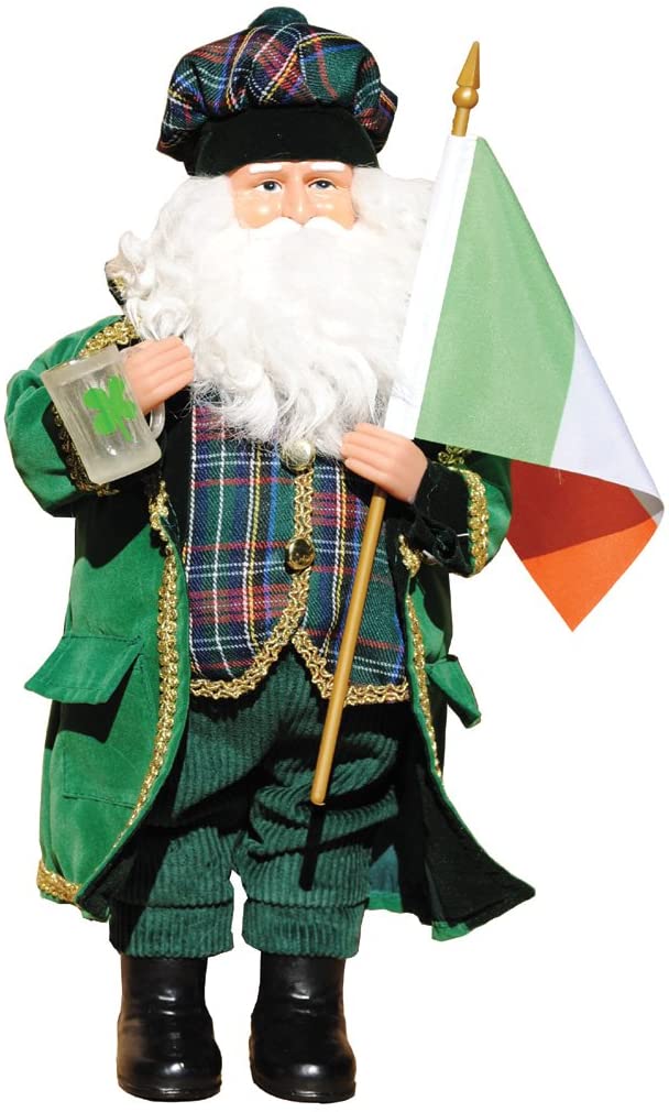 Irish Santa with Flag