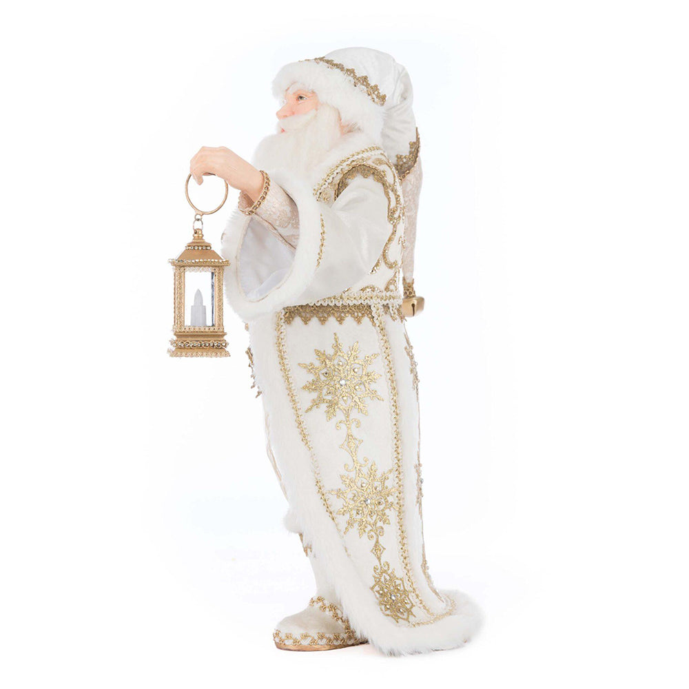 Golden Leaf Santa Tabletop by Katherine's Collection