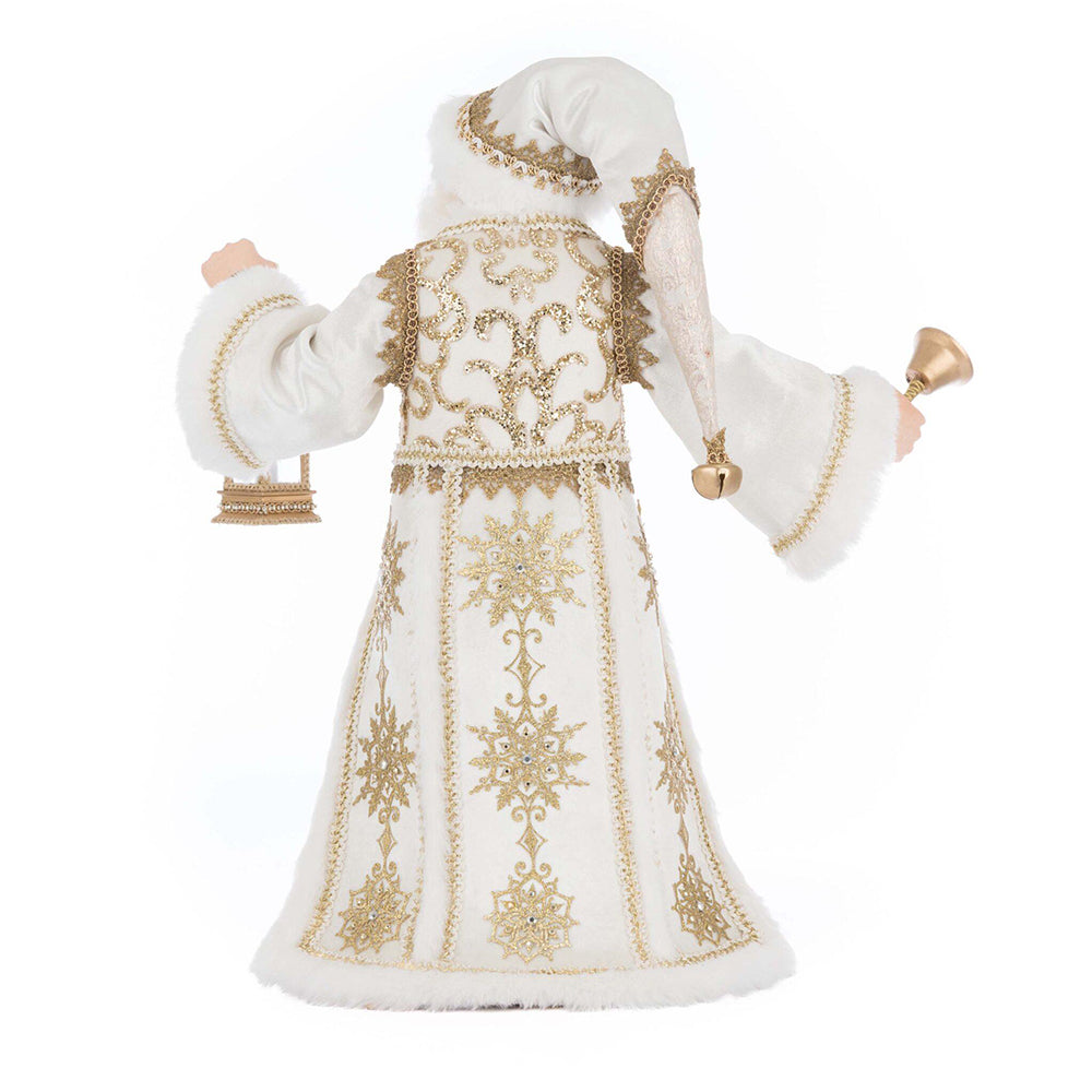 Golden Leaf Santa Tabletop by Katherine's Collection