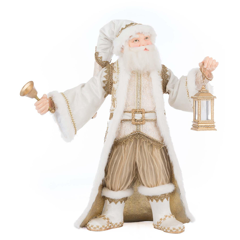 Golden Leaf Santa Tabletop by Katherine's Collection