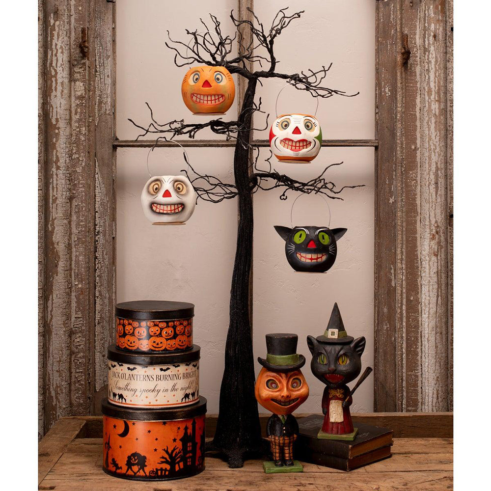 Halloween Vintage Tins Set/3