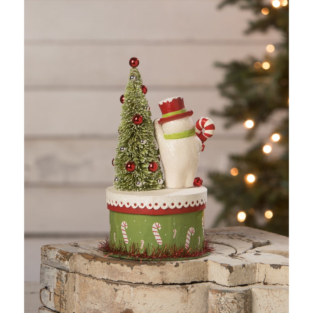 Happy Snowman on Box