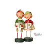 Henry & Holly Come a Caroling Set of 2 Christmas Lori Mitchell Collectible Figurines