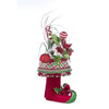 Holly Woods Elf Boots Tabletop Container by Katherine's Collection